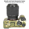 For Sony ILCE-7CM2 / A7C II / A7CR Glossy Soft Silicone Protective Case(Camouflage)
