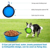 Purple Dog Treat Training Waist Bag with Bowl & Adjustable Belt