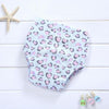 Baby Cotton Washable Four-layer Gauze Diaper, Suitable Height:100 Yards(Purple Heart)