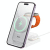 hoco CQ21 Power 3 in 1 Desktop Magnetic Wireless Fast Charger(White)