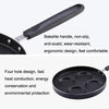 Maifan Stone Fried Egg Nonstick Pan Waffle Maker, Style: Open Fire, Diameter: 24cm (Black)