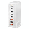 440W GaN USB Power Adapter Travel Charger with 3 x USB, 5 x PD Port, Plug:UK Plug(White)