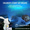 G002 Space Rabbit Starry Sky Projection Lamp Bedroom Laser Atmosphere Light(White)