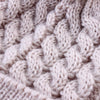 2 in 1 Autumn and Winter Parent-child Hat Set Warm Twist Texture Knit Hat with Wool Ball, Size:Parent-child(Yellow)