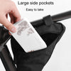 Large Capacity Bicycle Saddle Bag Outdoor Riding Triangle Toolkit(All Black)