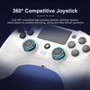 398 Bluetooth 5.0 Wireless Game Controller for PS4 / PC / Android(White)