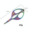 Stainless Steel Leaf Shape Scissors Handmade Tea Bag Scissors(Golden)