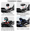 Kewig Motorcycle Phone Charger Outdoor Riding Fast Charging Waterproof USB Charging Stand, Model: B10-A