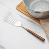304 Stainless Steel Walnut Handle Cooking Tools Home Restaurant Kitchen Gadgets, Style: Frying Spatula