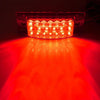 MK-142 DC12V-24V 21LEDs Car Tail Light Running Water Flashing Edge Light (Red Light)