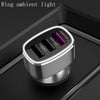 Three USB Ports Car Fast Charging Charger For Huawei/For OPPO/VIVO/OnePlus And Other Flash Charging, Model: GT680 Black
