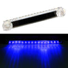 Wiring Free Rear Window Solar LED Sensor Car Warning Light(Blue)