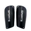Football Shin Pads Reinforced Shin Pads Sports Calf Pads(Black M)