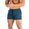 Men Sports Shorts Pants Quick-Drying Marathon Running Three-Point Pants, Size: M(Dark Blue Without Logo)
