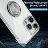 For iPhone 15 Pro Max Ring Holder TPU Phone Case(Transparent)