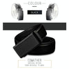 COWATHER CZ032 Men Two-Layer Leather Casual Business All-Match Automatic Buckle Belt, Length: 120cm(Black)