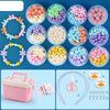 Beaded Educational Toys DIY Jewelry Material Set For Children 12 Cups of Star Moon Flowers Sweet