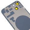 iPhone 14 Plus Glass Back Cover with Holder - White