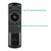 Rii i25 Air Mouse 2.4GHz Wireless Keyboard with IR Remote Controller for PC, Android TV Box / Smart TV, Game Devices(Black)