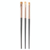 3sets 3 In 1 Portable Universal Eyeshadow Brush Makeup Tools Eye Cosmetic Brushes(Blue Bridge)