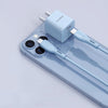 ROMOSS AC20Cmini  PD 20W Power Adapter Travel Charger For IPhone IPad With Cable Kit Blue