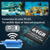 Underwater Fishing Camera 1080P Wireless DVR - Blue