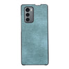 For LG Wing 5G Brugg Texture PU+TPU+PC Shockproof Phone Case(Light Green)