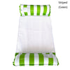 PVC Inflatable Hammock Adult Swimming Floating Row, Size: 120 x 70cm(Green Striped)