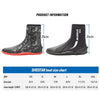 DIVESTAR 5mm Diving Boots Neoprene Shoes With Puncture Resistant Sole, Size: NO.8 (40/41)(Black)