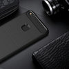 For Huawei P10 Lite Brushed Carbon Fiber Texture Shockproof TPU Protective Cover Case (Black)