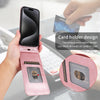 For iPhone 15 Plus Magnetic Vertical Flip Leather Phone Case(Rose Gold)
