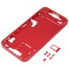 iPhone 14 Middle Frame Red - Side Keys Replacement Chassis