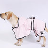 Absorbent Microfibre Pet Bathrobe, Pink, M (Dogs & Cats)