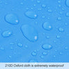 Waterproof Oxford Cloth 420D Oxford Material Camping Picnic Beach Tent Roof Tarp (Size: 215x215cm)(Grey)