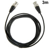 3m Black BNC Male Cable for CCTV & TV