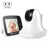 3.5" Wireless Video Baby Monitor with Night Vision, 2-Way Audio (US Plug)