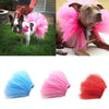 Rose Red Summer Pet Mesh Skirt, Size S (Dogs, Puppies)