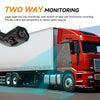10.36 inch Wired HD 1 Drag 1 Blind Zone Monitor Universal AHD Reversing Kit Left(Standard)