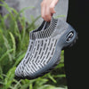 Socks Shoes Air-cushion Soles Increased Mesh Breathable Outdoor Casual Shoes, Size: 39(Light Gray)