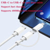 PD31 30W USB-C / Type-C + USB-A Charger with Type-C+8 Pin 2-in-1 Data Cable, UK Plug(Black)