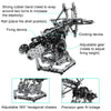 ZBToys 812pcs High Difficulty Metal Model Assembled Intelligence Hand Assembled Screwdriver Gear Transmission Mechanical Blocks