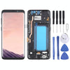 Samsung Galaxy S8+ Black LCD Screen & Digitizer Assembly with Frame