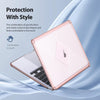 For MacBook Pro 13.3 2016-2021 DUX DUCIS LCGH Laptop Frosted Protective Case(Pink)