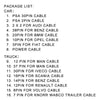 Truck / Car 16 in 1 Conversion Cable Set