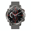 AK56 IP67 BT5.1 1.43inch Smart Watch Support Voice Call / Health Monitoring, Style:Steel Mesh Strap(Silver)