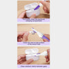 2pcs 3-in-1 Multi-purpose Bluetooth Earphone Cleaning Pen Keyboard Cleaning Brush(Purple)