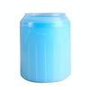 Pet Paw Cleaner Cup - Silicone Bristles, Medium, Blue