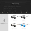 Vintage Square Sunglasses Male UV400 Polarized Lens Sun Glasses(Gold)