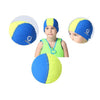 1101 Middle Age Children Deepen Summer Sun Protection Swimming Caps(Rose Red)