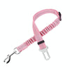 Reflective Dog Car Seat Belt, Pink, Telescopic, 47-70cm